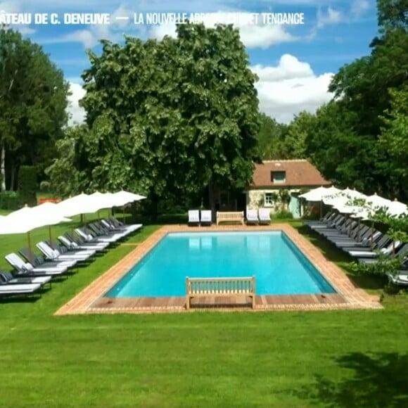 Le domaine de Catherine Deneuve en Normandie. @ TF1 / 50'Inside