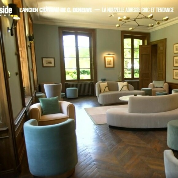 Le domaine de Catherine Deneuve en Normandie. @ TF1 / 50'Inside
