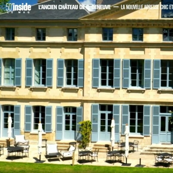 Images de l'ancien château de Catherine Deneuve.