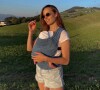 Ilona Smet avec son bébé sur Instagram.