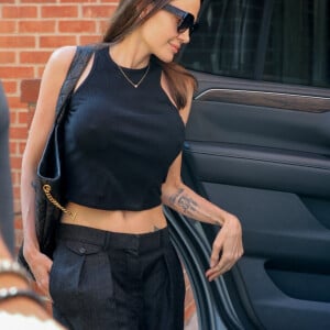 Exclusif - Angelina Jolie sort d'un rendez-vous à Beverly Hills le 24 août 2022.