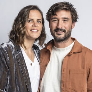 Exclusif -  Jeremy Frerot et sa femme Laure Manaudou - Backstage - Enregistrement de l'émission "La Chanson secrète 11" à Paris, diffusée le 24 juin sur TF1. © Cyril Moreau / Bestimage 