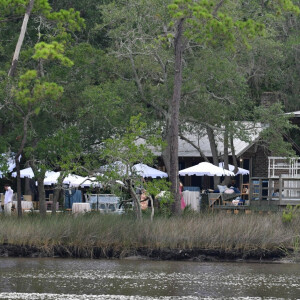 Exclusif - No Web - Les invités lors du brunch au lendemain du mariage de Jennifer Affleck (Lopez) et Ben Affleck, dans le domaine de Riceboro, à Savannah en Georgie. Le 21 août 2022