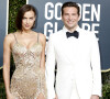 Irina Shayk et son compagnon Bradley Cooper - Photocall de la 76ème cérémonie annuelle des Golden Globe Awards au Beverly Hilton Hotel à Los Angeles