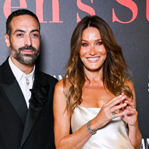 Mohammed Al Turki et Carla Bruni-Sarkozy - Soirée Vanity Fair lors de la 79e édition du Festival international du film de Venise, La Mostra, le 3 septembre 2022. © SGP/Bestimage