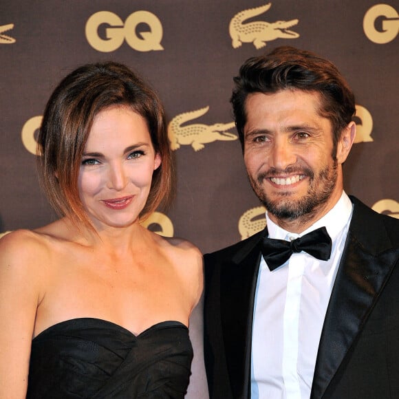 Bixente Lizarazu et sa compagne Claire Keim - Soiree GQ ' l'Homme de l'Année au Musee d' Orsay à Paris.