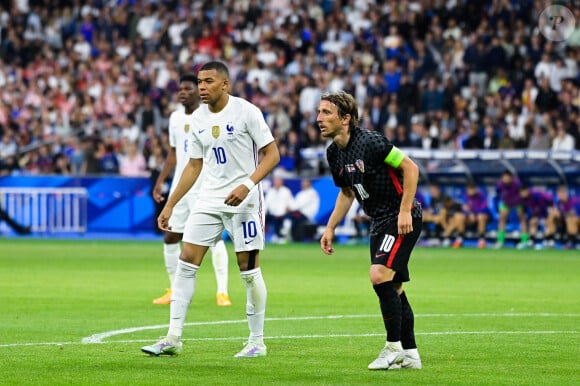 Kylian Mbappé - Match de la 4ème journée de la Ligue des Nations entre la France et la Croatie au Stade de France à Saint-Denis le 13 juin 2022.