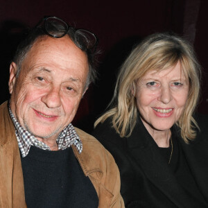 Exclusif - Chantal Ladesou et son mari Michel Ansault - Anthony Kavanagh dans son nouveau spectacle "Happy" au théâtre de La Gaité Montparnasse à Paris le 6 avril 2022. © Coadic Guirec/Bestimage