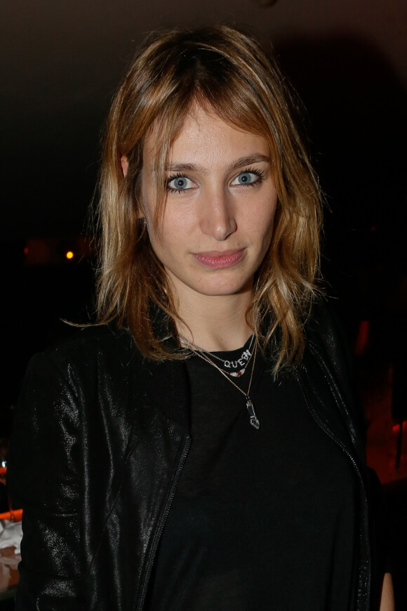 Pauline Lefèvre - Chantal Ladesou aux platines du restaurant "la Gioia" à Paris le 25 février 2015.