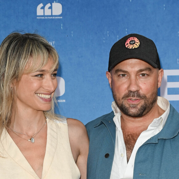 Pauline Lefèvre et son mari Julien Ansault - Photocall de la clôture du Festival du Film de Demain (FFD) au ciné Lumière à Vierzon le 5 juin 2022. © Coadic Guirec / Bestimage