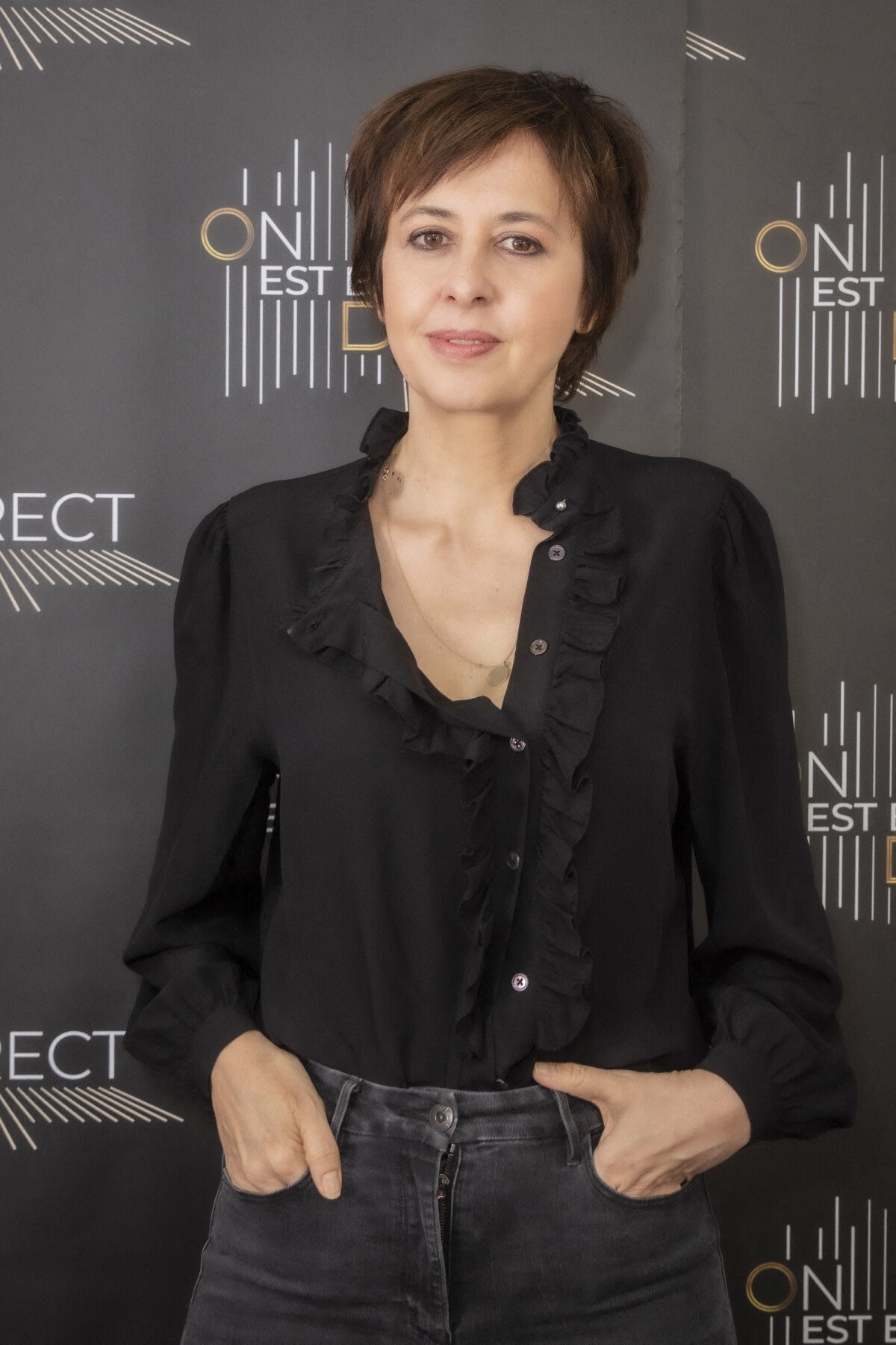 Photo Exclusif Valérie Bonneton Backstage de l'enregistrement de