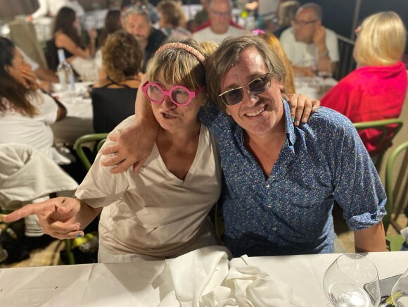 Christine Bravo et Thomas Dutronc sur Instagram. Le 24 août 2022.
