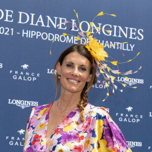Sophie Thalmann - Prix de Diane Longines à l'hippodrome de Chantilly, le 20 juin 2021. © Pierre Perusseau/Bestimage 
