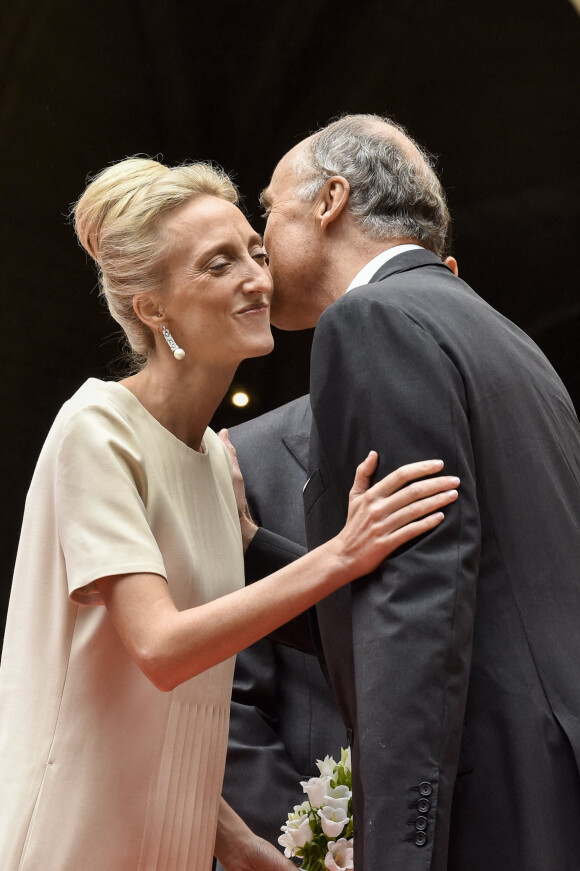 le prince Lorenz de Belgique - Mariage civil de la princesse Maria Laura de Belgique et William Isvy à la mairie de Bruxelles le 10 septembre 2022. 