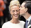 Mariage civil de la princesse Maria Laura de Belgique et William Isvy à la mairie de Bruxelles. 