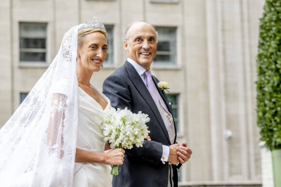 Mariage religieux de la princesse Maria Laura de Belgique et William Isvy en la Cathédrale des Sts Michel et Gudule à Bruxelles le 10 septembre 2022