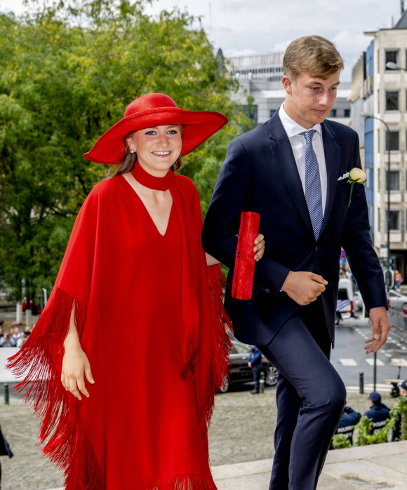 Mariage religieux de la princesse Maria Laura de Belgique et William Isvy en la Cathédrale des Sts Michel et Gudule à Bruxelles le 10 septembre 2022.