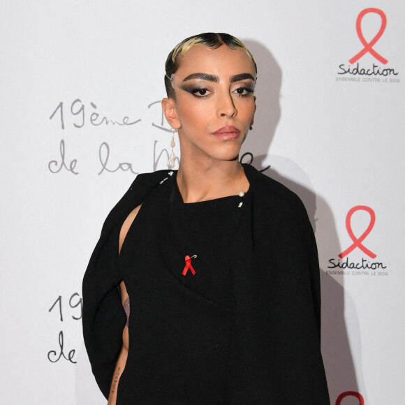 Bilal Hassani - 19ème "Diner de la Mode" au bénéfice de Sidaction au Pavillon Cambon Capucines dans le cadre de la Fashion Week de Paris, France. Le 7 juillet 2022. © Rachid Bellak / Bestimage 