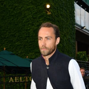 James Middleton - Les célébrités quittent Wimbledon à Londres, le 12 juillet 2019. 