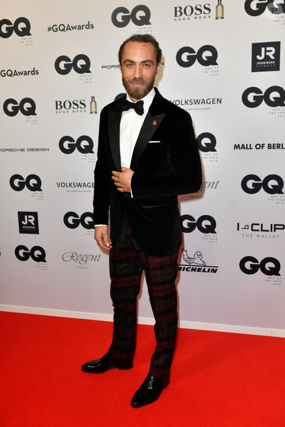James Middleton au photocall de la soirée des "GQ Men Awards 2018" à Berlin, le 8 novembre 2018.