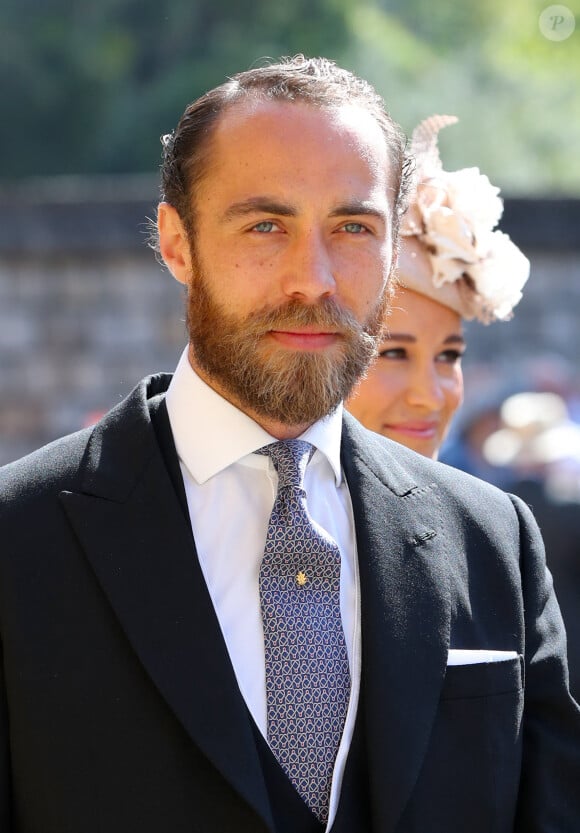 James Middleton - Les invités arrivent à la chapelle St. George pour le mariage du prince Harry et de Meghan Markle au château de Windsor, Royaume Uni