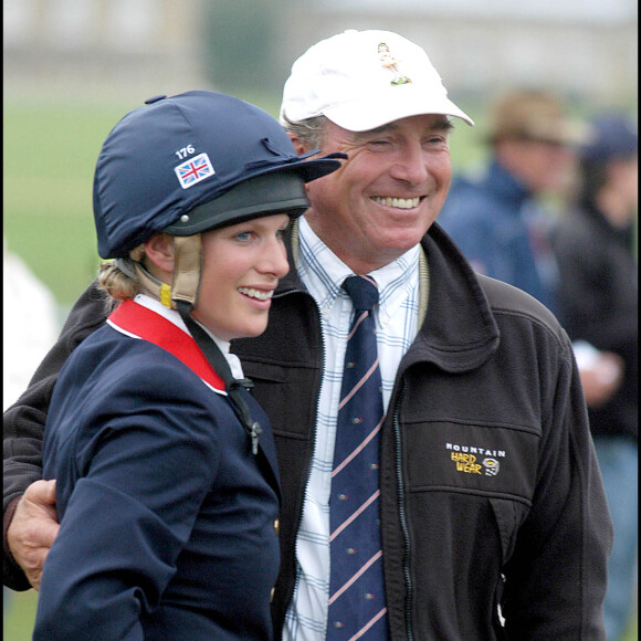 Mark Phillips et sa fille Zara.