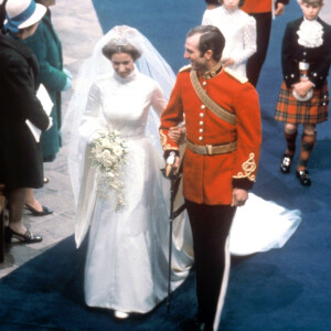 La Princesse Anne et Mark Phillips.