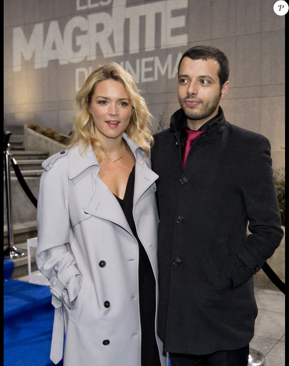 Virginie Efira et son compagnon Mabrouk El Mechri assistent à la 4ème Cérémonie des Magritte du Cinéma, au Square à Bruxelles. Belgique, Bruxelles, 1/02/2014