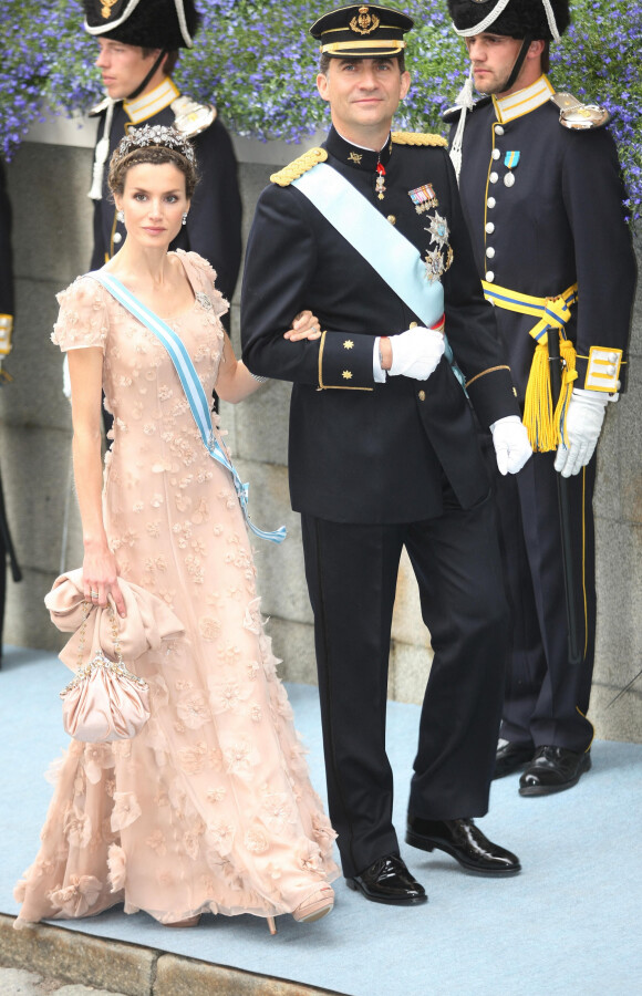Letizia d'Espagne en 2010 pour le mariage de Victoria de Suède avec Daniel Westling