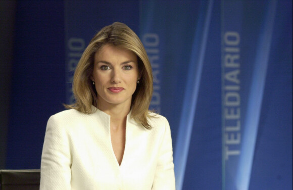 Letizia d'Espagne à l'époque où elle était journaliste pour la TVE dans les années 1990