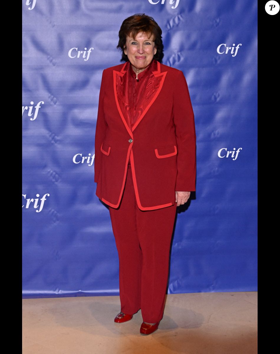 Roselyne Bachelot, ministre de la Culture lors du photocall du 36ème dîner du CRIF (Conseil Représentatif des Institutions juives de France) au Carrousel du Louvre à Paris, France, le 24 février 2022. © Lionel Urman/Panoramic/Bestimage