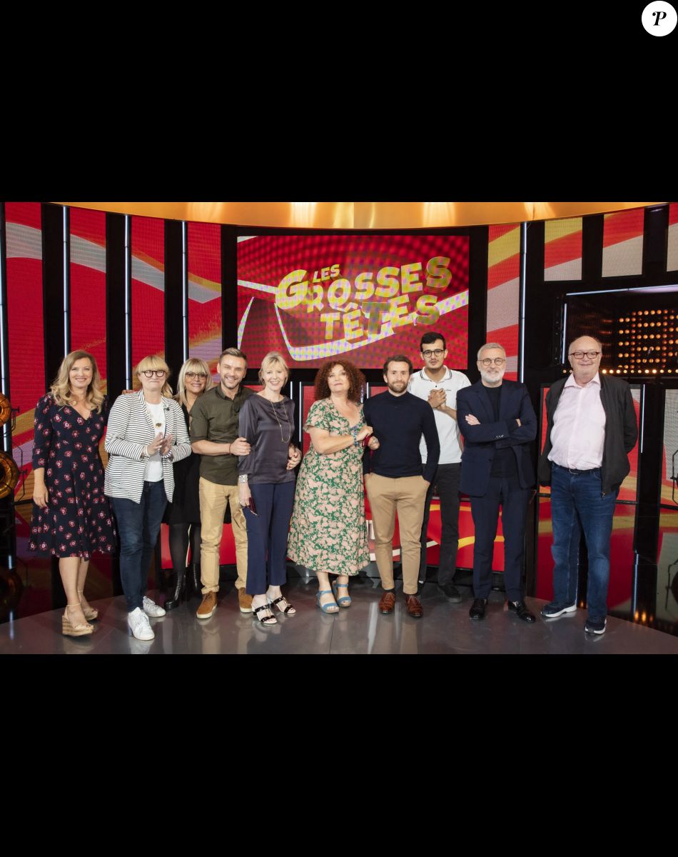 Exclusif - Valerie Trierweiler, Christine Bravo, Caroline Diament, Jeanfi Janssens, Chantal Ladesou, Valerie Mairesse, Pablo Mira, Paul El Karhat, Laurent Ruquier, Bernard Mabille - Enregistrement de l'émission "Les Grosses Têtes Prime", présentée par L.Ruquier et diffusée le 2 octobre à 21h05 sur France 2. Les Grosses Têtes vous invitent à une nouvelle soirée placée sous le signe de l'humour, ce samedi. Culture générale, jeux en pagaille, happening en tous genres... L.Ruquier met le paquet pour vous faire passer une soirée que vous n'êtes pas prêts d'oublier ! Comme d'habitude, des invités de haut niveau viendront jouer avec nos Grosses Têtes. © Jack Tribeca / Bestimage