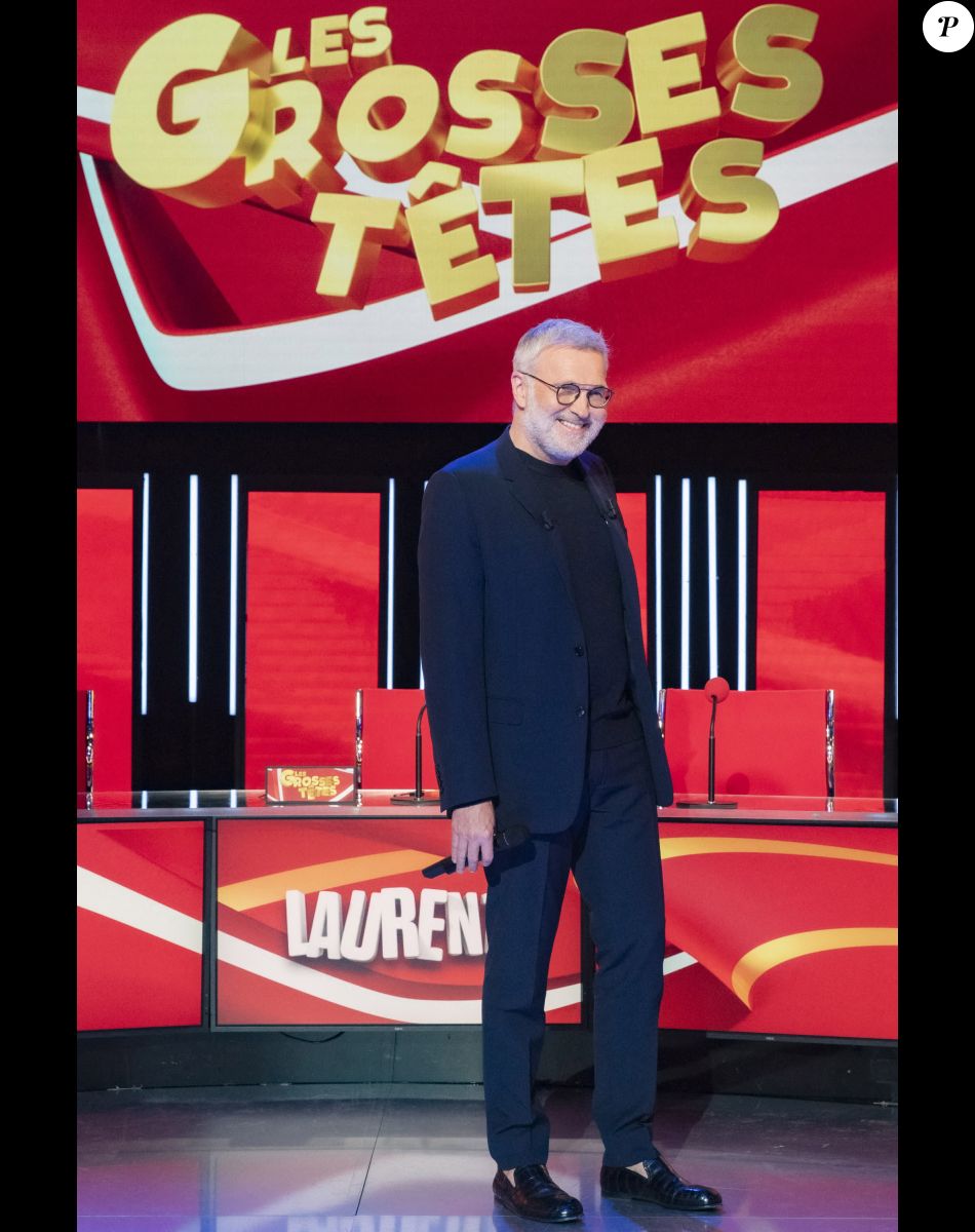 Exclusif - Laurent Ruquier - Enregistrement de l'émission "Les Grosses Têtes Prime", présentée par L.Ruquier et diffusée le 2 octobre à 21h05 sur France 2. Les Grosses Têtes vous invitent à une nouvelle soirée placée sous le signe de l'humour, ce samedi. Culture générale, jeux en pagaille, happening en tous genres... L.Ruquier met le paquet pour vous faire passer une soirée que vous n'êtes pas prêts d'oublier ! Comme d'habitude, des invités de haut niveau viendront jouer avec nos Grosses Têtes. © Jack Tribeca / Bestimage