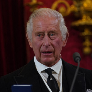 La reine consort Camilla Parker Bowles, le roi Charles III d'Angleterre - Personnalités lors de la cérémonie du Conseil d'Accession au palais Saint-James à Londres, pour la proclamation du roi Charles III d'Angleterre. Le 10 septembre 2022