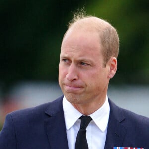 Le prince William, prince de Galles, et Catherine (Kate) Middleton, princesse de Galles, au centre d'entraînement de l'armée (ATC) Pirbright à Guildford, le 16 septembre 2022. Cette visite a pour but de pour rencontrer des troupes du Commonwealth qui ont été déployées au Royaume-Uni pour participer aux funérailles de la reine Elizabeth II. Des soldats du Canada, d'Australie et de Nouvelle-Zélande se sont réunis à Pirbright pour répéter leurs rôles lors des funérailles de la souveraine, prévues le 19 septembre 2022. 