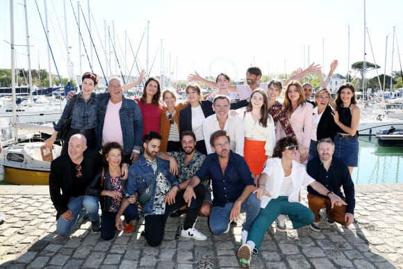 Les acteurs et actrices de la série "Plus belle la vie" lors de la 24ème édition du Festival de la Fiction TV de La Rochelle, France, le 17 septembre 2022. © Patrick Bernard/Bestimage 