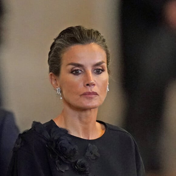 Le roi Felipe et Letizia arrivant à Buckingham Palace le 18 septembre 2022