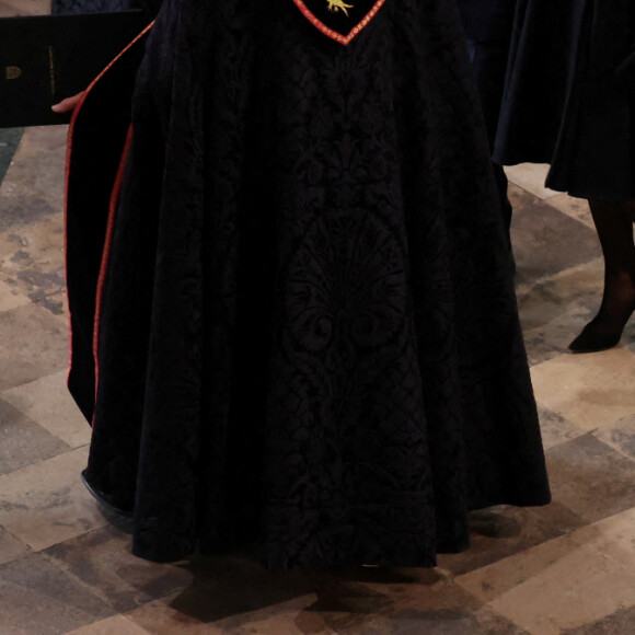 Kate Middleton, le prince George, la princesse Charlotte - Service funéraire à l'Abbaye de Westminster pour les funérailles d'Etat de la reine Elizabeth II d'Angleterre. Londres, le 19 septembre 2022. © Phil Noble / PA via Bestimage