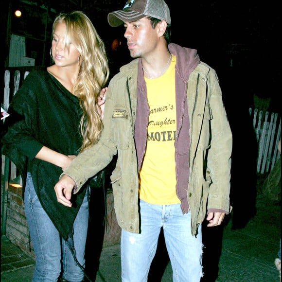 Anna Kournikova et Enrique Iglesias à Los Angeles.