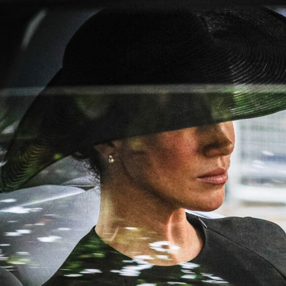 Meghan Markle, duchesse de Sussex - Funérailles nationales de la reine Elizabeth II à Londres, Royaume Uni, le 19 septembre 2022. © Avalon/panoramic/Bestimage 