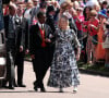 Katharine Worsley, duchesse de Kent - Les invités arrivent à la chapelle St. George pour le mariage du prince Harry et de Meghan Markle au château de Windsor, Royaume Uni, le 19 mai 2018.