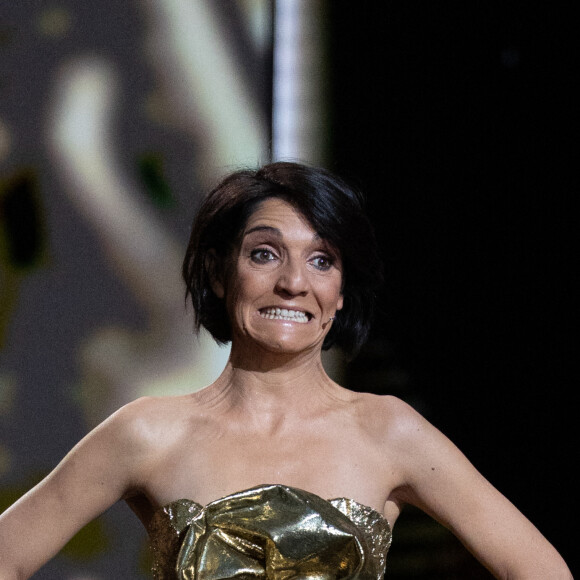 Florence Foresti, maitresse de cérémonie lors de la 45ème cérémonie des César à la salle Pleyel à Paris le 28 février 2020 © Olivier Borde / Dominique Jacovides / Bestimage 