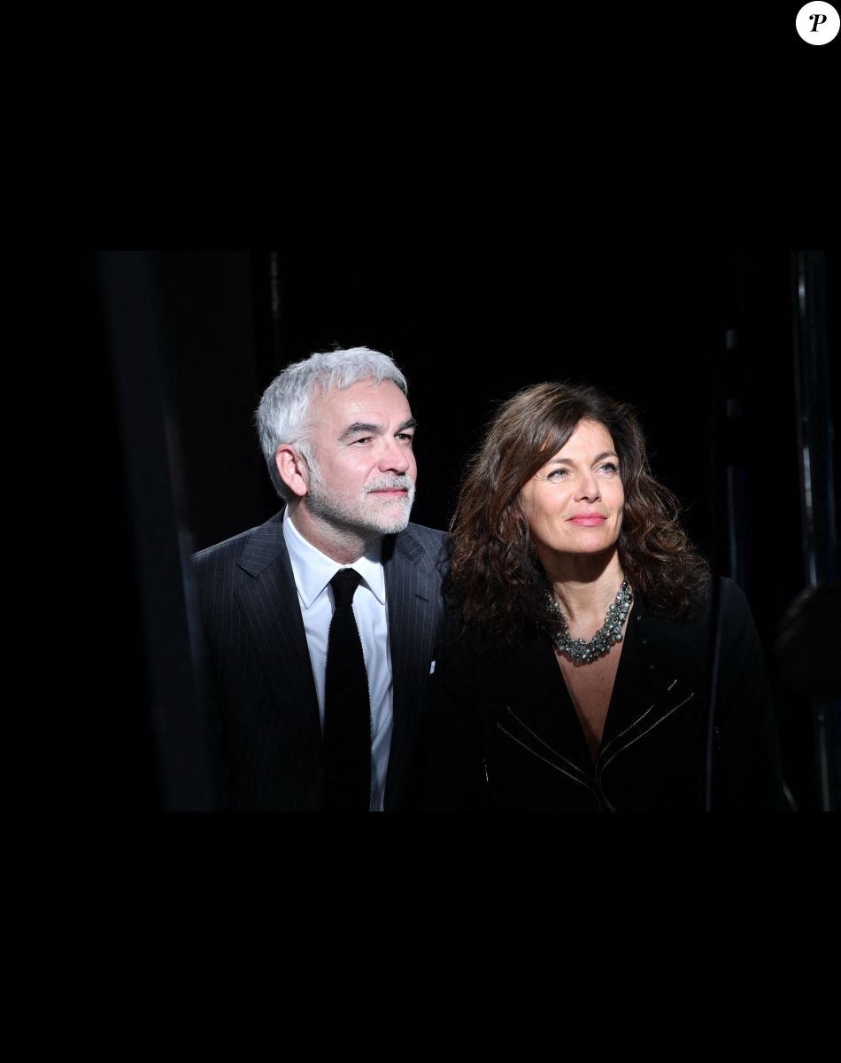 Pascal Praud et sa compagne Catherine - Cérémonie de clôture du 7 ème Festival de cinéma et musique de film de La Baule, le 26 juin 2021.