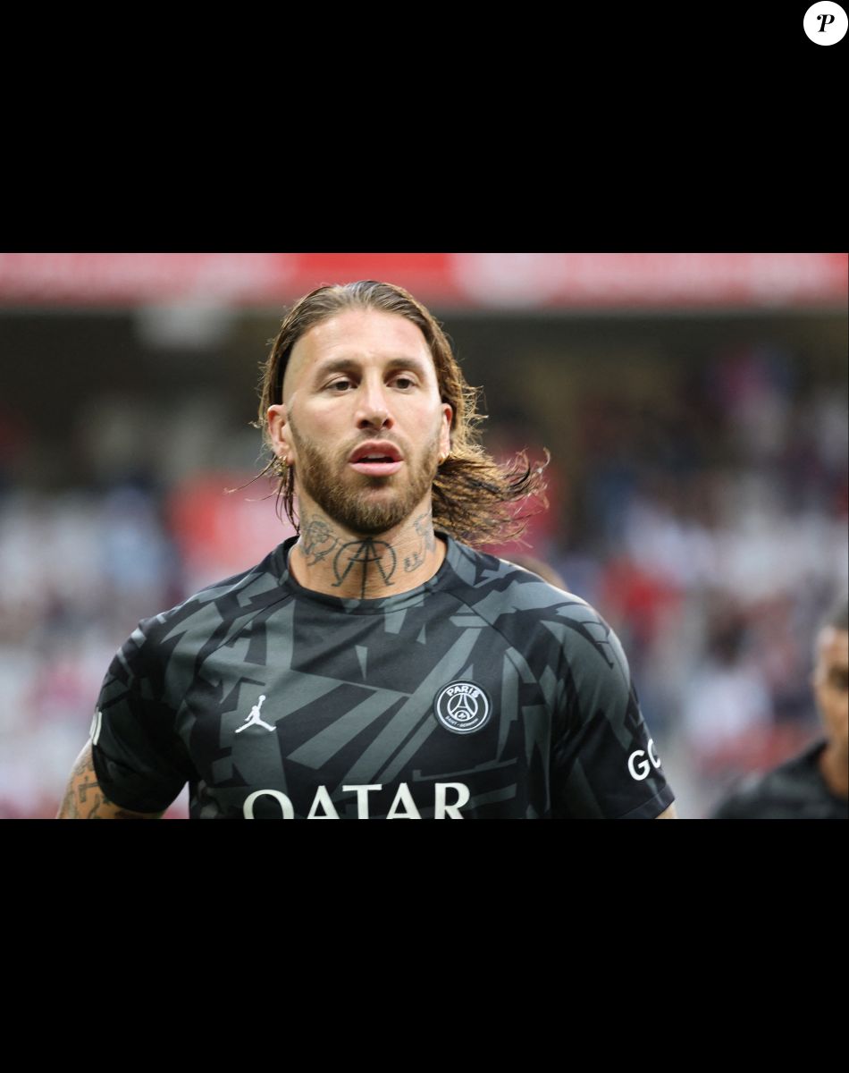 Sergio Ramos - Match de ligue 1 Uber Eats : Le PSG (Paris Saint Germain) bat Lille (LOSC) 7 à 1 au stade Pierre Mauroy. © Laurent Sanson / Panoramic / Bestimage