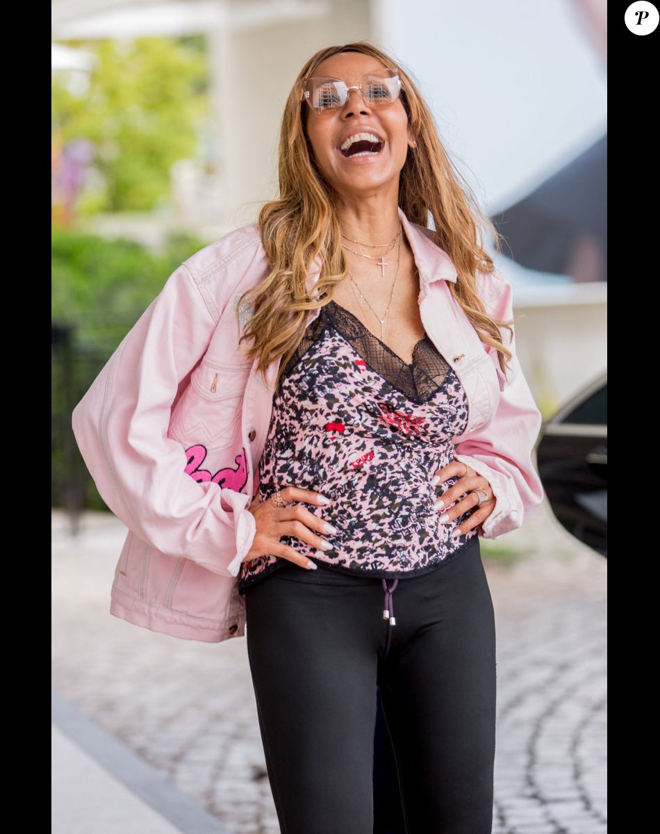 Cathy Guetta - People dans les rues de Cannes à l'occasion du 72ème Festival International du Film. Le 25 mai 2019