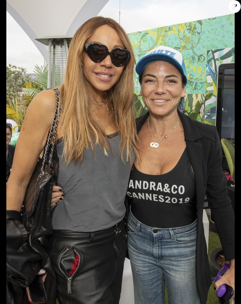 Cathy Guetta et Sandra Sisley - Soirée Vype sur la suite "Sandra and Co" lors du 72ème Festival International du Film de Cannes le 22 mai 2019. © Pierre Perusseau/Bestimage