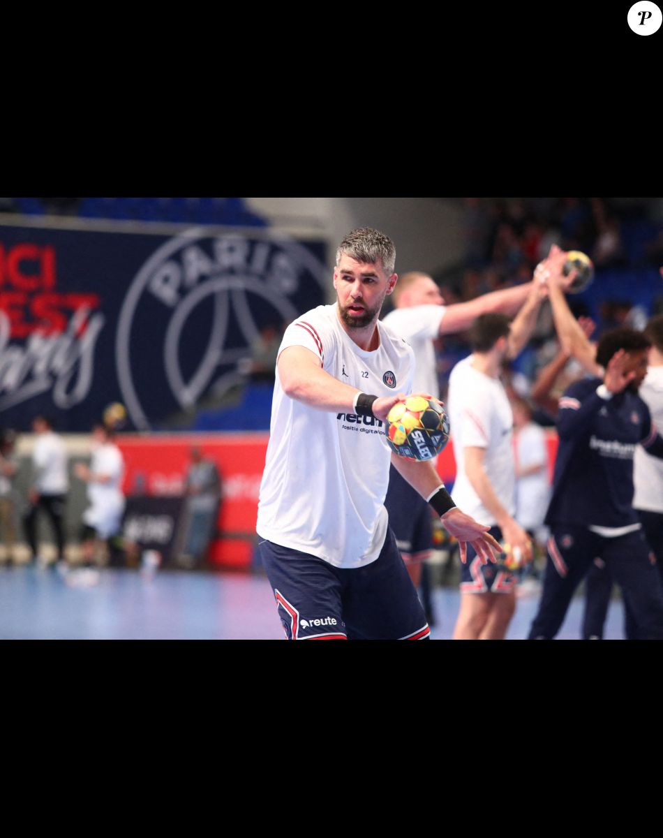 Luka Karabatic (Paris Saint-Germain) - Quart de finale de la Coupe de France de handball entre le Psg et Montpellier (41-24) à Paris le 21 avril 2022.