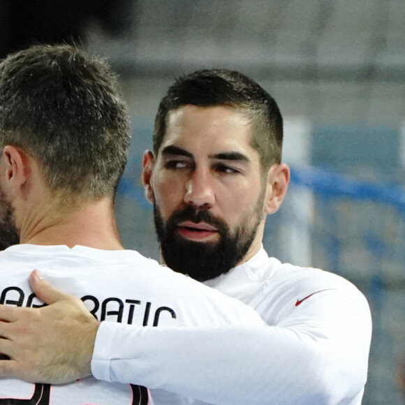 Nikola Karabatic (Paris Saint Germain) et Luka Karabatic (Paris Saint Germain) - Handball : Aix en Provence vs PSG - Liqui Moly Starligue - Aix en Provence - 30/10/2021 ©Norbert Scanella/Bestimage