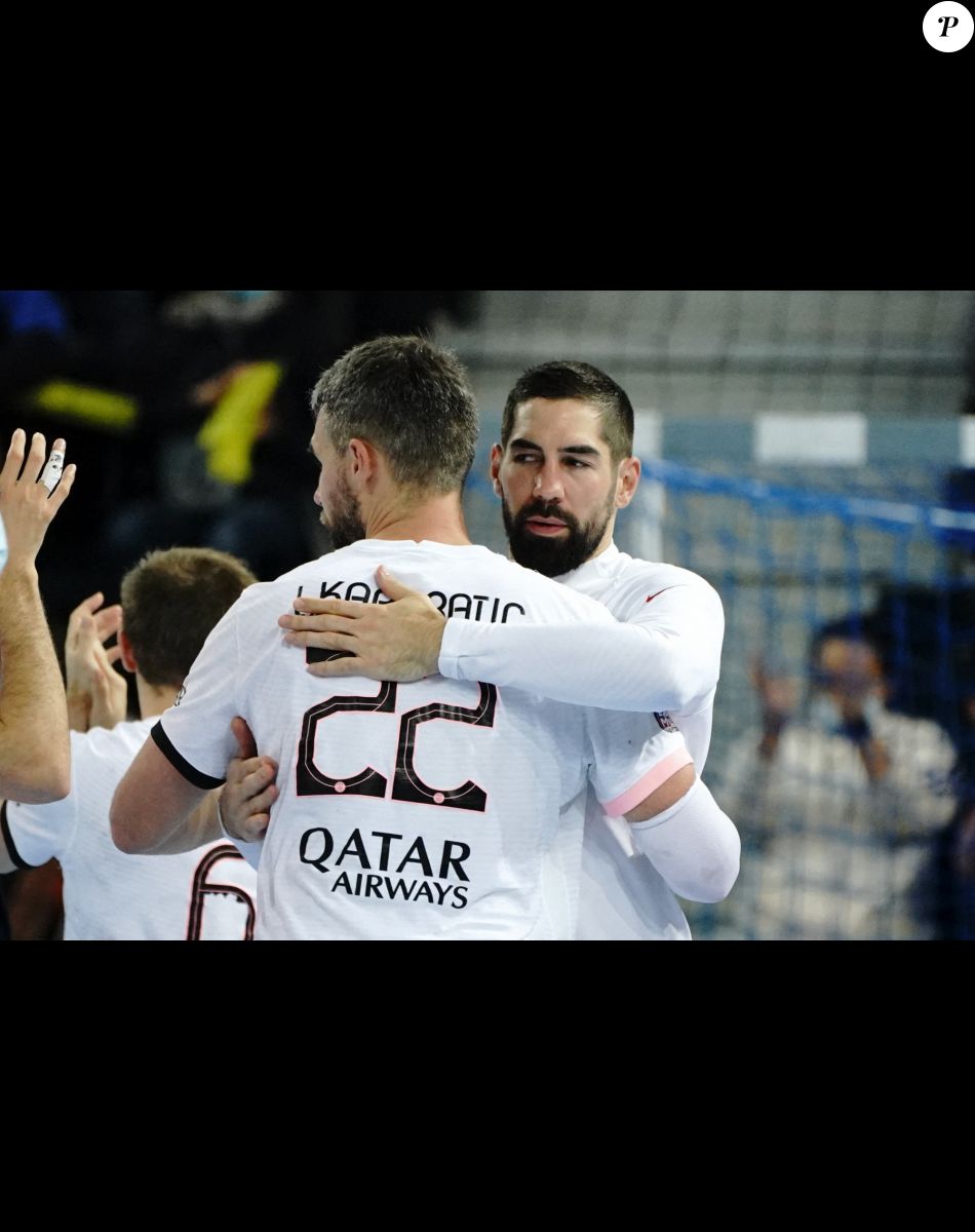Nikola Karabatic (Paris Saint Germain) et Luka Karabatic (Paris Saint Germain) - Handball : Aix en Provence vs PSG - Liqui Moly Starligue - Aix en Provence - 30/10/2021 ©Norbert Scanella/Bestimage