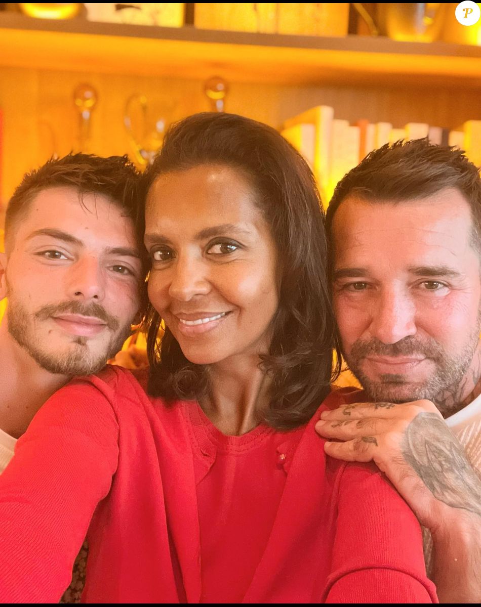 Mathieu et Alexandre de "L'amour est dans le pré" avec Karine Le Marchand